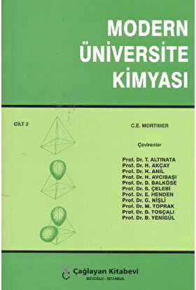 Modern Üniversite Kimyası Cilt: 2 - C. E. Mortimer