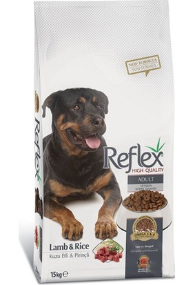 Reflex Adult Dog Kuzu Etli & Pirinçli Yetişkin Köpek Maması 15 Kg