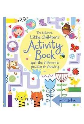 Little Children'S Activity Book: Spot The Difference, Puzzles And Drawing