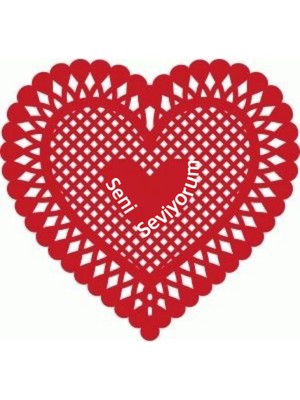 Divahome Sevgililer Gününe Özel 2Li Aşk Seti Kalp 16 Parça