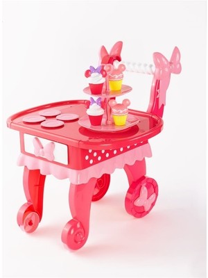 Disney Pink Minnie Ziyafet Arabası