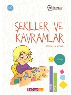 Şekiller Ve Kavramlar Etkinlik Kitabı - Mavi Çember (48 Ay Ve Üzeri / Spiralli) - Fatma İşler