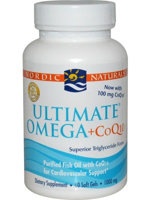 Nordic Naturals Ultimate Omega + Coq10 60 Soft Gel