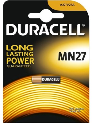 Duracell Mn27 27A 12 Volt Alkaline Pil 1 Adet Kd