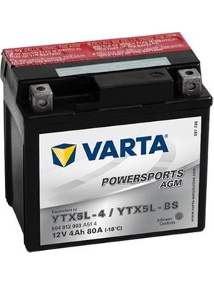 Varta Motosiklet Aküsü Ytx5L-Bs (Ktm 450Exc, Six-Days 12)