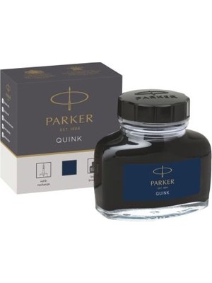 Parker Quink Dolma Kalem Şişe Mürekkebi Mavi/Siyah 1950378