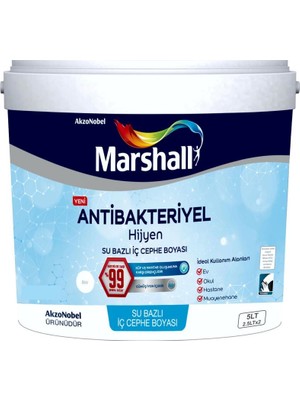 Marshall Antibakteriyel Hijyen Silinebilir İç Cephe Boyası 5Lt