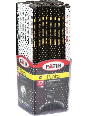 Fatih Kurşun K. Punto Siyah Lata 12Li Askılı 17360