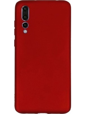 Case Street Xiaomi Mi 9 Kılıf Premier Silikon Esnek Arka Koruma Kırmızı