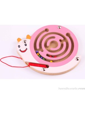 Piramigo Ahşap Magnetik Labirent Maze Game