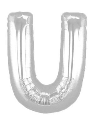 Party Marty U Harf Gümüş Folyo Balon 40 İnç