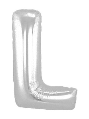 Party Marty L Harf Gümüş Folyo Balon 40 İnç