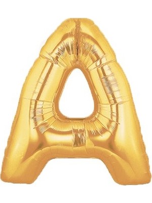 Nedi Folyo Balon 100 Cm Harf Şişirilmemiş Altın (A Harfi) 02125