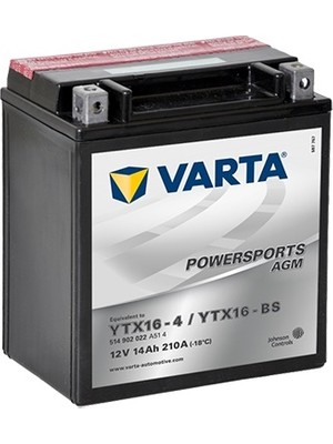 Varta Motosiklet Aküsü Ytx16-Bs (Kawasaki Vn1500 99-05)