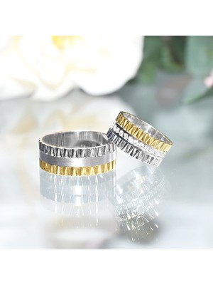 Lilarote Çift Alyans 14 Ayar