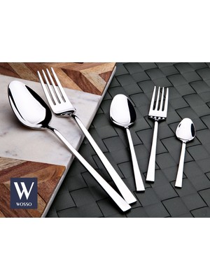 Wosso 30 Parça Çatal Kaşık Seti 3 mm
