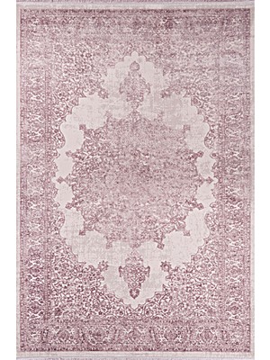 Bahariye Nehir DG 9460 Lila 155 x 230 cm Saçaklı Modern Halı