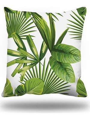 Kırlentim Tropikal Dekoratif Kırlent Kılıfı E8C