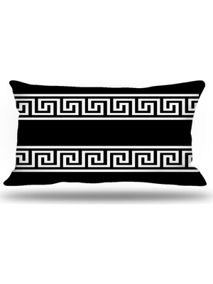 Kırlentim Yunananahtarı Dekoratif Kırlent Kılıfı