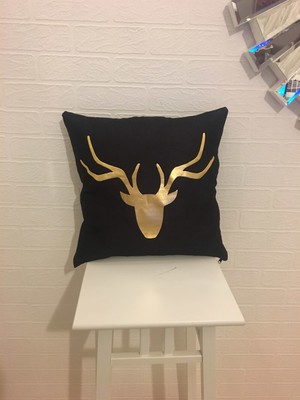 Kırlentim Varak Baskılı Dekoratif Kırlent