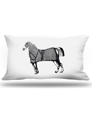 Kırlentim At Dekoratif Kırlent Kılıfı