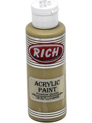 Rich Akrilik Boya 130 Cc Sütlü Kahve