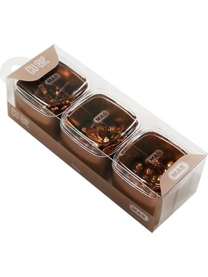 Mas 1336 Harita Çivisi 3 Lü Set Cubbie Premium Rose Gold