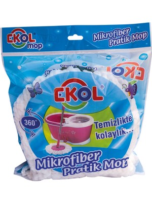 Ekol Mikrofiber Dönerbaşlı Mop Yedek