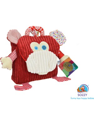 Sozzy Toys Maymunum Çocuk Sırt Çantası - SZY144 Yumuşak Peluş Tasarım ile Eğlenceli Oyun Arkadaşı