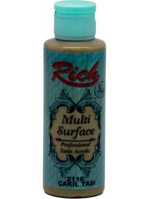 Rich Multi Surface 2116 ÇAKIL TAŞI Akrilik Boya 130cc
