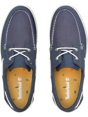 Timberland Erkek Dark Blue Canvas Casual Ayakkabı