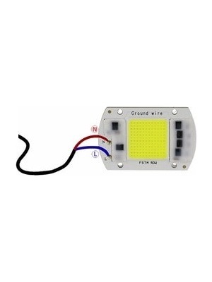 Rohs Projektör Led 50W 220V Cip Beyaz Kablolu Cob