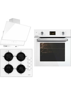 Kumtel White Gold Eko Ankastre Set (A6SF2-DDT + KO-40 TAHDF + KO-735)