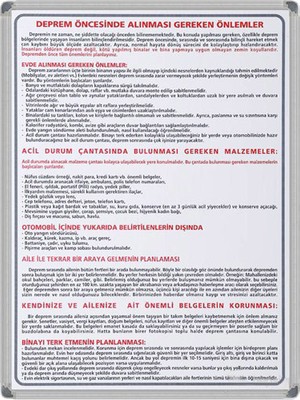 Panda 518 50X70 Deprem Öncesi (Alüminyum Çerçeve)