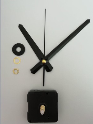 Quartz Uzun Şaft Akar Sessiz Saat Mekanizması 16 mm