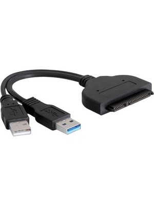 Kuvars SSD HDD Bağlantı Kablosu USB 3.0 2.5" Sata Harici Disk Kablo