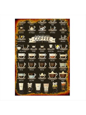 Tablomega Ahşap Tablo Kahve Tablosu