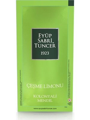 Eyüp Sabri Tuncer Küçük Kolonyalı Mendil Çeşme Limonu 100'lü