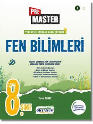 Okyanus Yayınları 8. Sınıf Pre Master Fen Bilimleri Soru Bankası