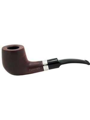 Falconetti 9 Mm. Metal Bilezikli Ebony Ahşap Pipo Py71