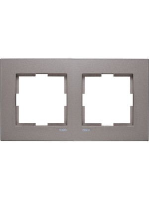 Viko Artline Novella İkili Çerçeve - Antrasit