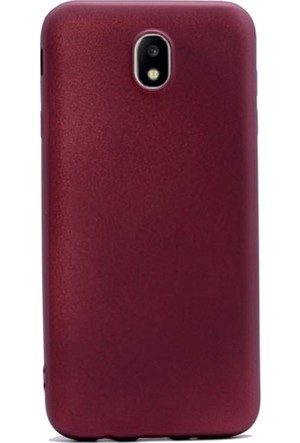 Samsung Galaxy J7 Pro Parlak Rosy Mor Simli Silikon Kilif Ucretsiz Kargo