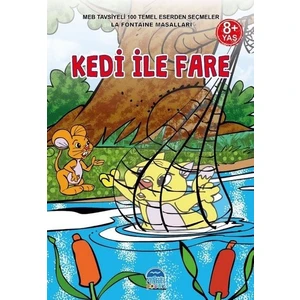 Kedi İle Fare-3.Sınıf 100 Temel Eserden Seçmeler -  Jean De La Fontaine