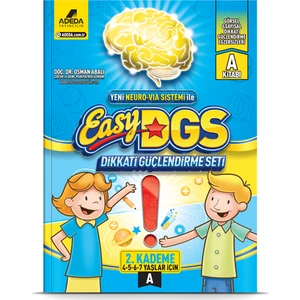 Adeda Yayıncılık Easy Dikkati Güçlendirme Seti 4-7 Yaş A Kitapçığı - Osman Abalı