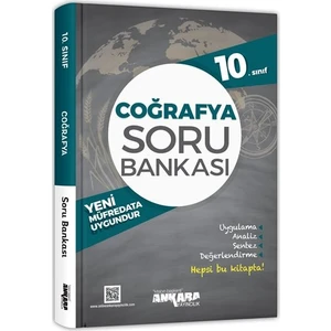 Ankara Yayıncılık 10.Sınıf  Coğrafya Soru Bankası