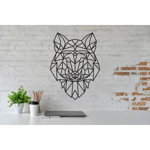 Areksan Çizgisel Yeleli Kurt Duvar Sticker 50 cm