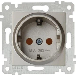 Topraklı Priz Çocuk Korumalı Rita Metalik Titanyum 2200 605 0283 Çerçeve Hariç