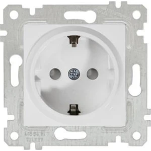 Topraklı Priz Çocuk Korumalı Rita Natural Beyaz 2200 605 0201 Çerçeve Hariç
