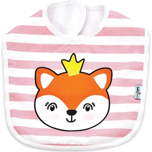 Babyjem Çizgili Baskılı Önlük Pembe