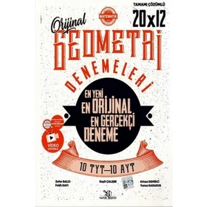 Yayın Denizi Yayınları TYT AYT Geometri 20x12 Denemeleri